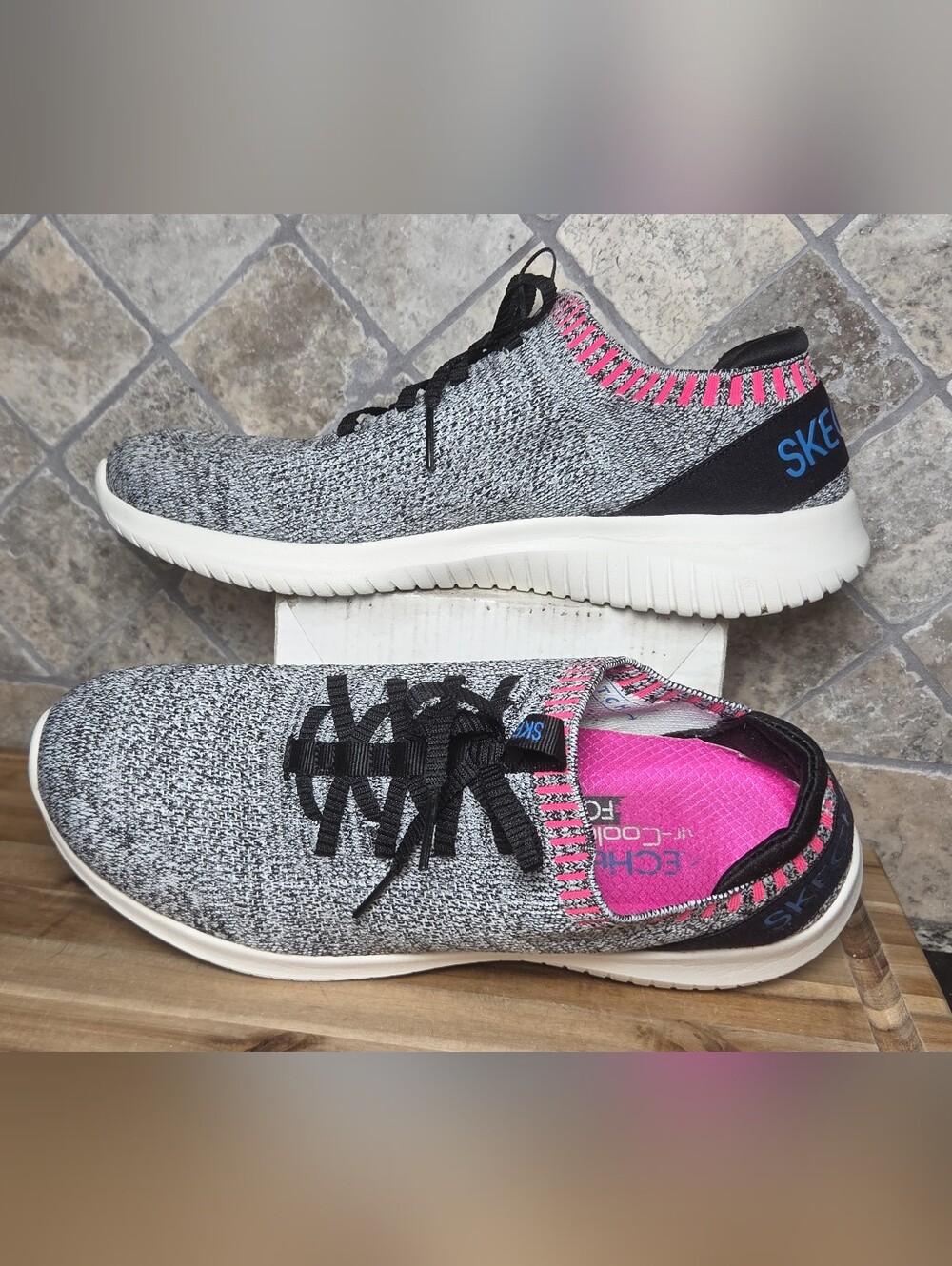 Skechers Ultra Flex Rapid Attention Stretch Air Cooled Memory Foam Shoes 10M